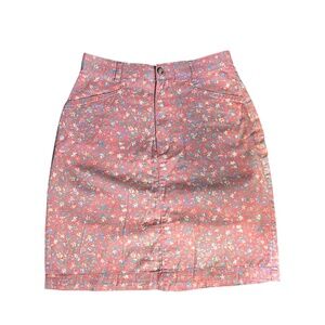 Vintage 90's GAP Ditsy-Print Floral Cotton Skirt 9/10